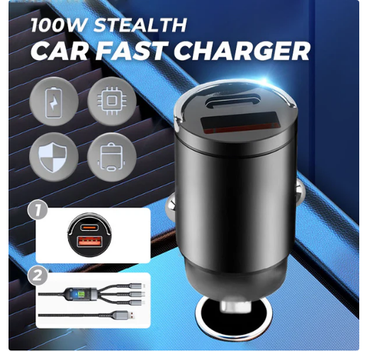 Chargeur Allume Cigare USB C, Sctazagre Chargeur Voiture Cigare USB Rapide Total 48W[PD30W+QC 3.0] Auto Prise Allume Cigare USB C Mini Metal pour Samsung Huawei